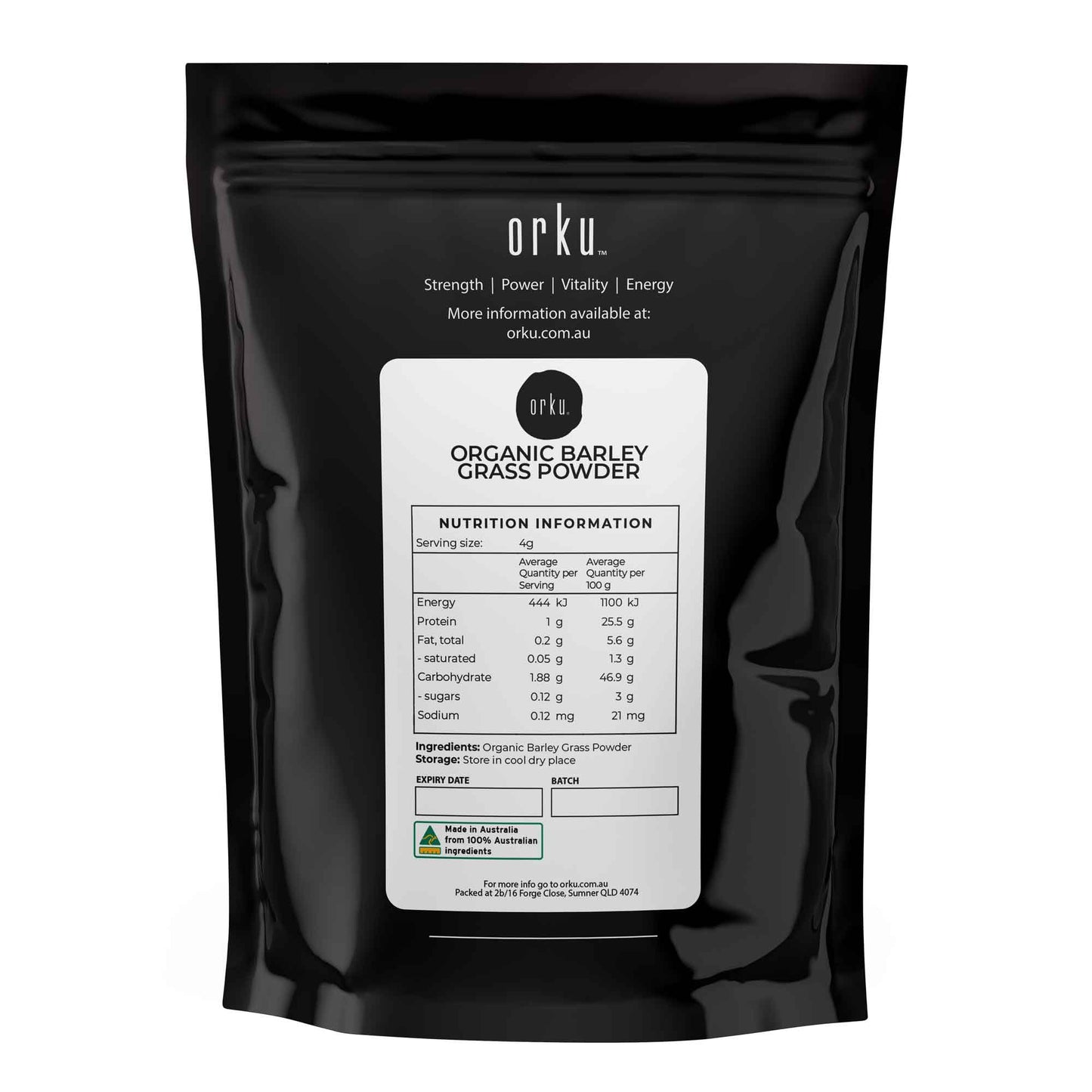 Organic Barley Grass Powder Hordeum Vulgare Leaf Superfood Supplement-1