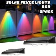 Multi Colour Outdoor , Fence Light ,Solar 4 pcs