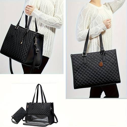 Lunch Tote Stylish Work Tote Bag Insulated with Leakproof Compartment