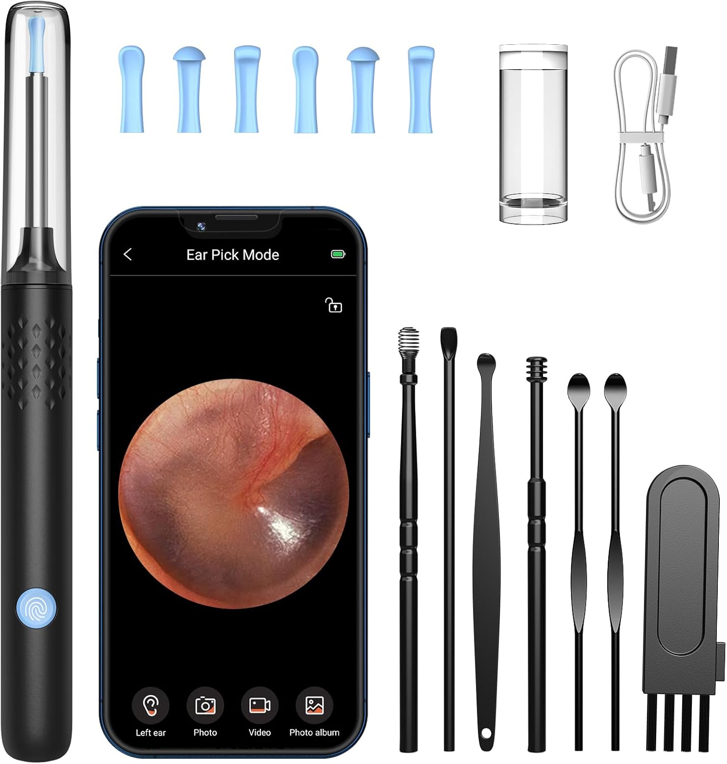 Ear Cleaner with Camera, Ear Wax Removal Kit
