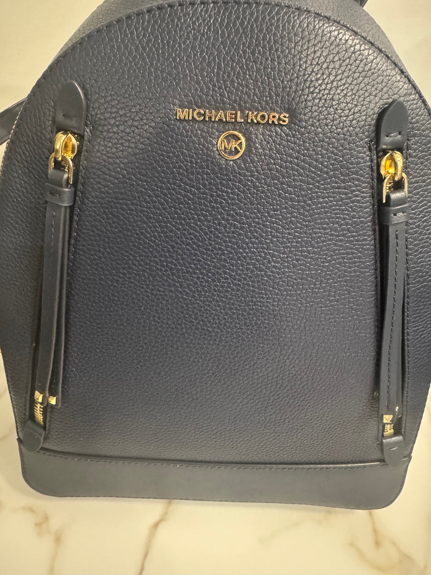 Michael Kors Brooklyn Medium Leather Backpack