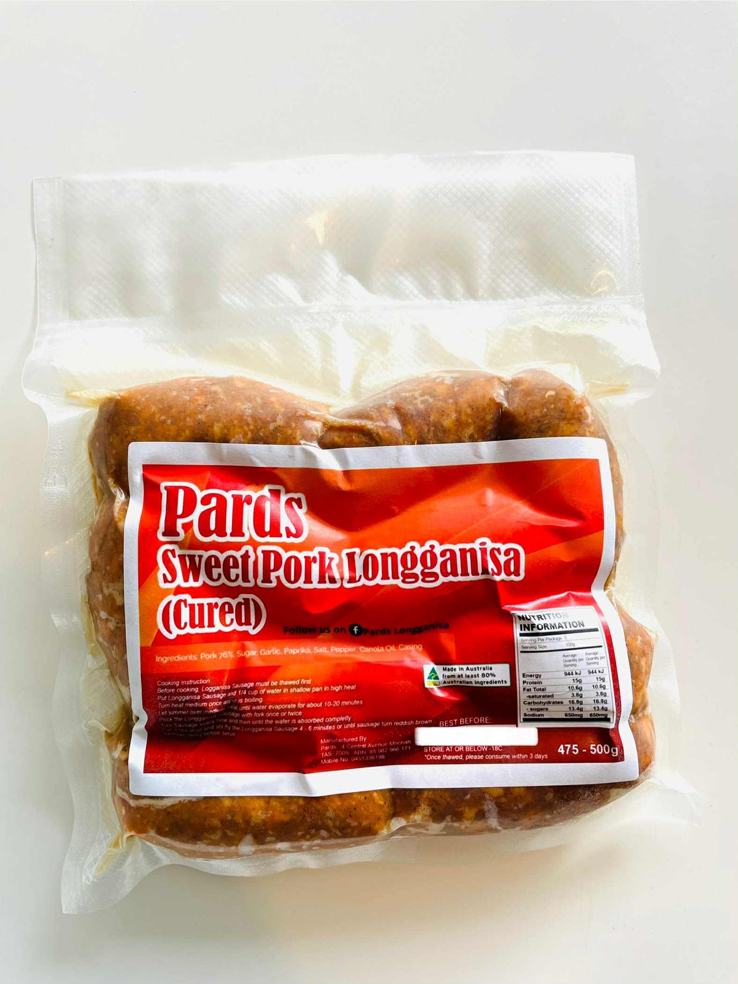 Sausage  Filipino Style (Longganisa)