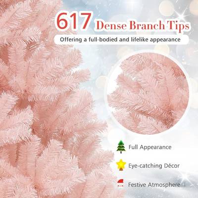 Pink Artificial Christmas Tree – 1.8m
